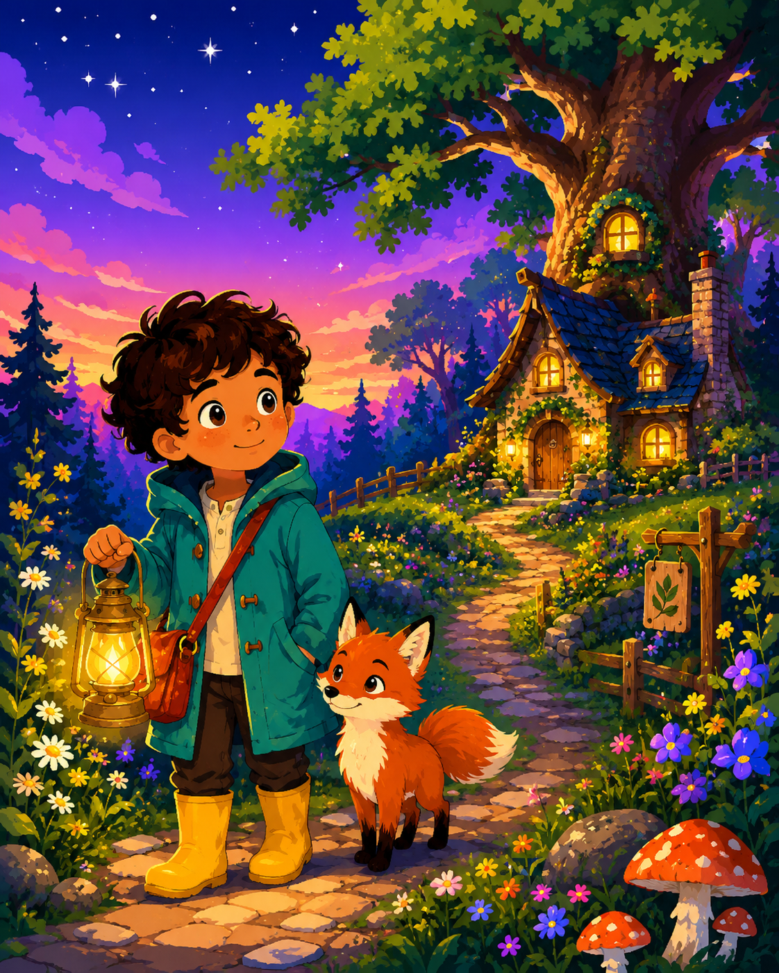 PageCub illustration style: Bright Colorful Modern