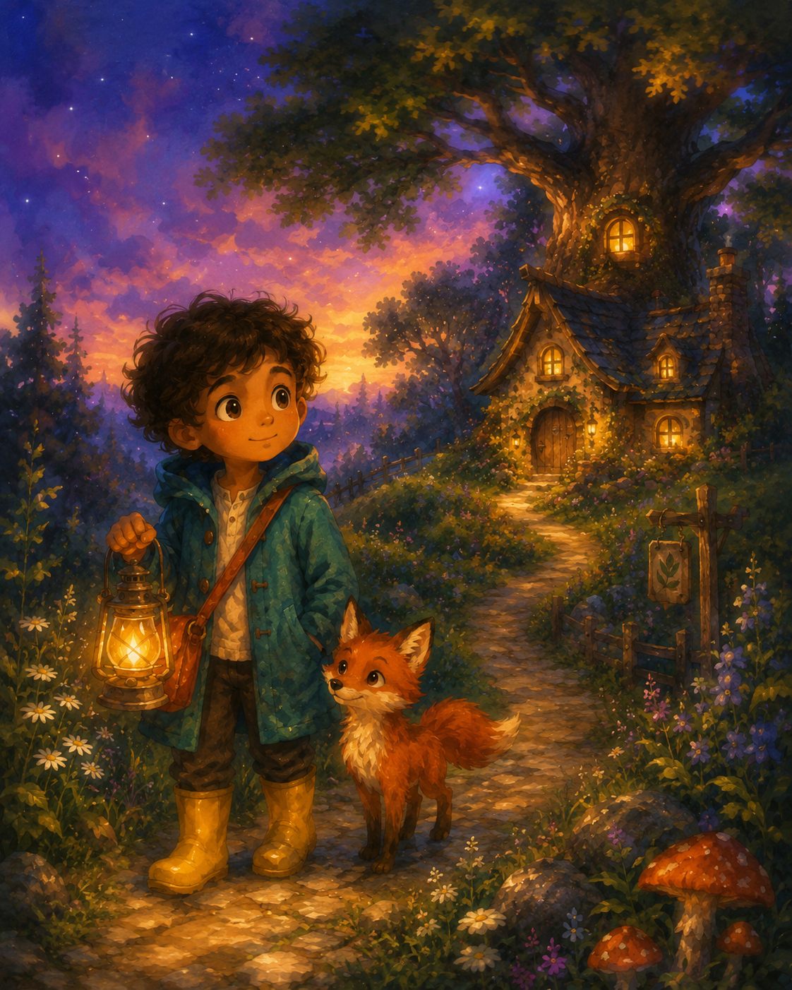 PageCub illustration style: Soft Painterly